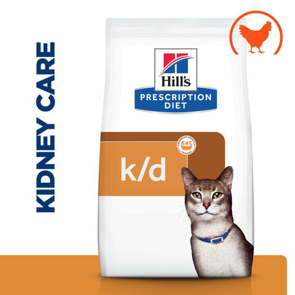 Hill's Cat Hill's  K/D Kidney Care dry food for Cat With Chicken 3 Kg⁸