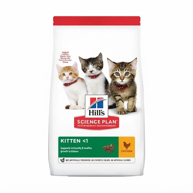 Hill's Cat Hill's Science Plan Kitten <1 with Chicken Dry Cat Food