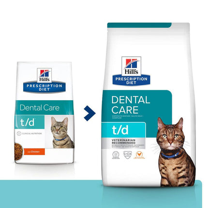Hill's Cat Hill's T/D Dental Care dry food for Cat With Chicken 1.5 Kg