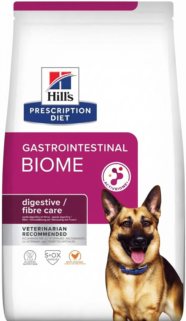 Hill's Dog Hill's Prescription Diet Gastrointestinal Biome Dry Dog Food  Digestive And Fibre Care with Chicken 4 kg