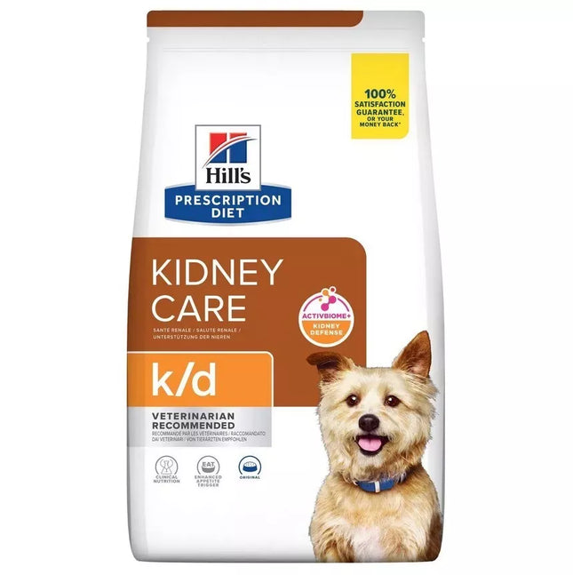 Hill's Dog Hill's Prescription Diet k/d Kidney Care Dry Food for Adult Dogs 4 kg