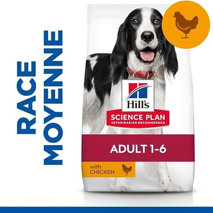 Hill's Dog Hills Science Plan Food for Medium Sized Adult Dogs With Chicken 2.5 kg