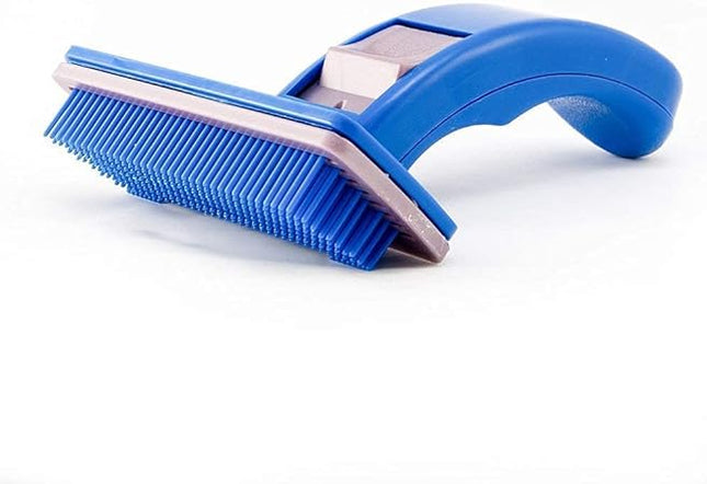Himalaya Dog and cat Blue Pet Self Cleaning Comb  Size S