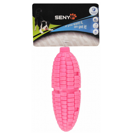 Senye yellow Corn Shaped Squeaky Dog Toy