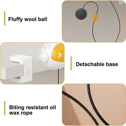 HMA cat Automatic Lifting Cat Teaser Ball