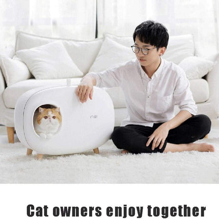 HMA Cat Automatic Self-Cleaning Cat Litter Box