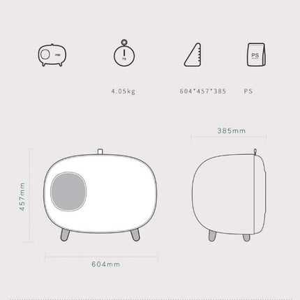 HMA Cat Automatic Self-Cleaning Cat Litter Box