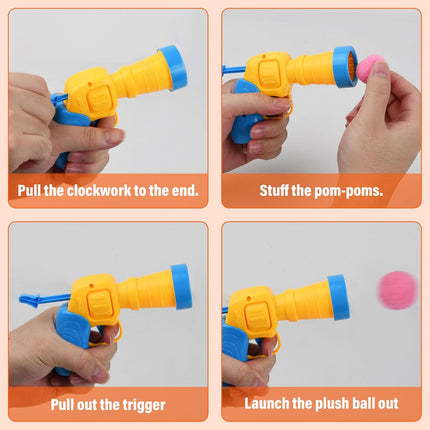 HMA Cat Cat Toy Balls with Gun