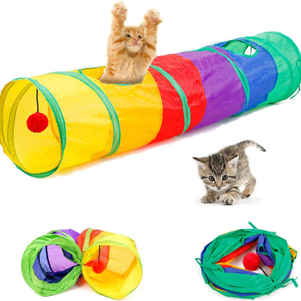 HMA Cat Cat Tunnel with Play Ball
