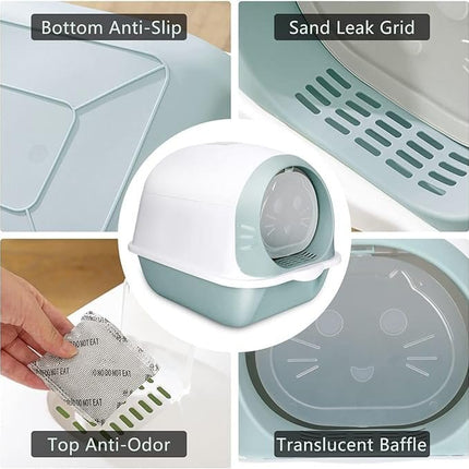 HMA Cat luckxuan Closed litter box For Cats