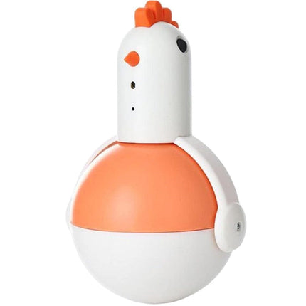 HMA Cat Naomi Chick Laser Tumbler Cat Teaser Toy with Feathers and Mint Ball