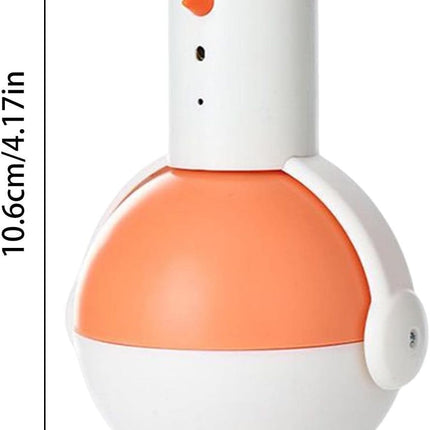 HMA Cat Naomi Chick Laser Tumbler Cat Teaser Toy with Feathers and Mint Ball