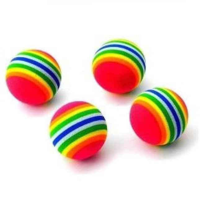 HMA Cat Paw Zilla Assorted Ball Cat Toys 4 Pcs