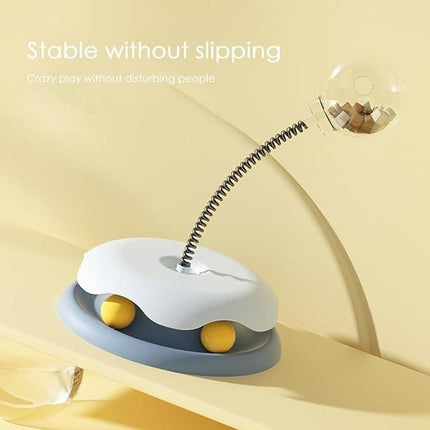 HMA Cat pet leaky turntable toy for cats