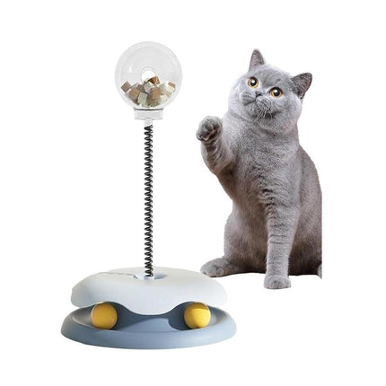 HMA Cat pet leaky turntable toy for cats
