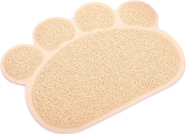 HMA Cat Pet Toilet And Cleaning Mat small Beige 40× 30 cm