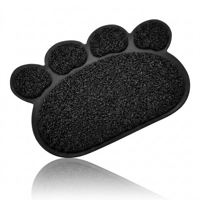HMA Cat Pet Toilet And Cleaning Mat small black  40*30 cm