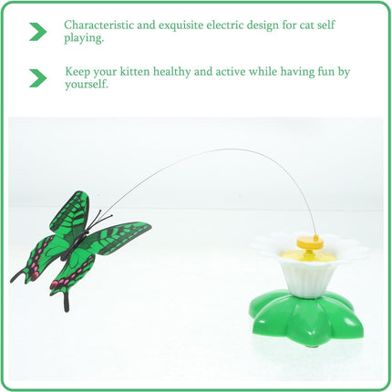 HMA cat Pet Toy ButterFly for cat with battery