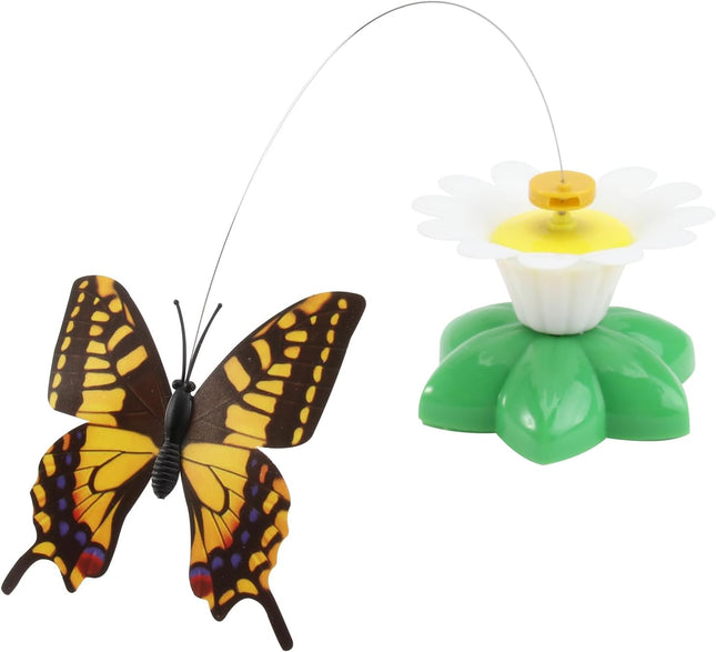HMA cat Pet Toy ButterFly for cat with battery
