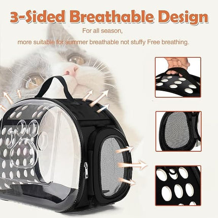 HMA Cat RIANZ Pet Carrier for Small Cat and Dog Beige