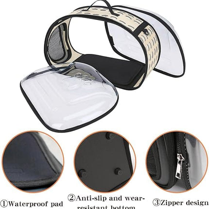 HMA Cat RIANZ Pet Carrier for Small Cat and Dog Beige