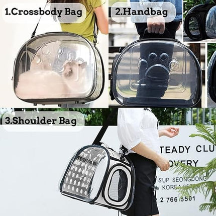 HMA Cat RIANZ Pet Carrier for Small Cat and Dog Beige
