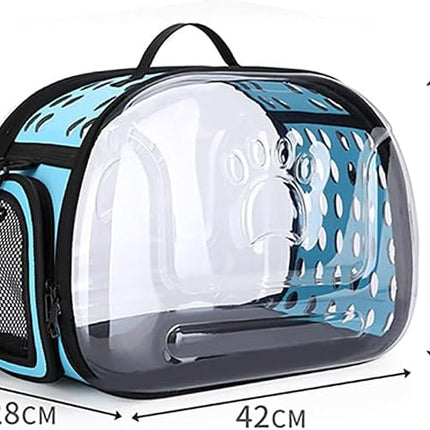 HMA Cat RIANZ Pet Carrier for Small Cat and Dog Blue