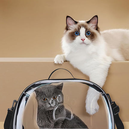 HMA Cat RIANZ Pet Carrier for Small Cat and Dog Blue