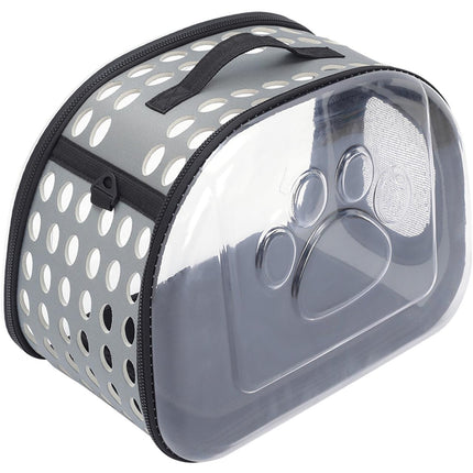 HMA Cat RIANZ Pet Carrier for Small Cat and Dog Grey