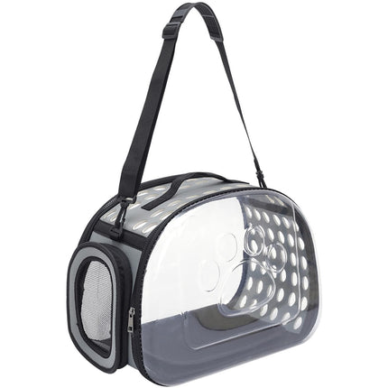 HMA Cat RIANZ Pet Carrier for Small Cat and Dog Grey