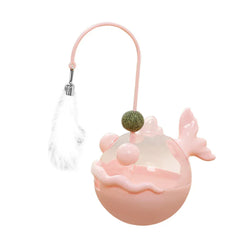 HMA cat Spinning Cat Teaser Toy 360° – Hands-Free and Interactive Play