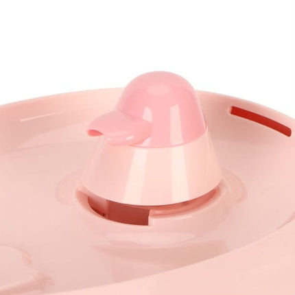 HMA Dog and cat Automatic Pet Water Fountain Cat Drinking Water Dispenser And Feeder 2 L  Pink