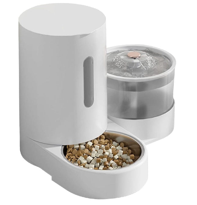 HMA Dog and cat Automatic water and Feeder For Cat And Dog 2 in 1