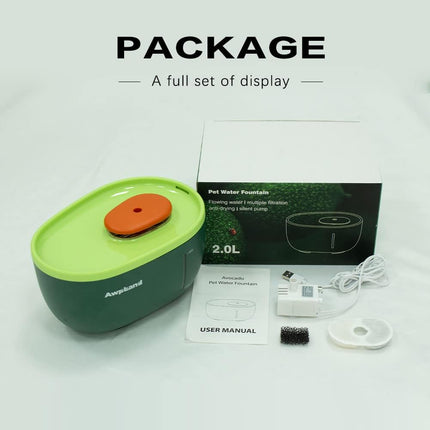 HMA Dog and cat Automatic Water Fountains for Pets 2 L
