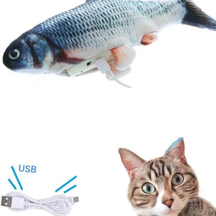 HMA Dog and cat Crazy Pet  Toy Fish Electric Moving