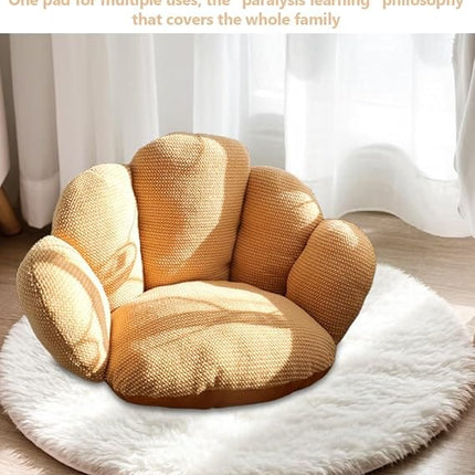 HMA Dog and cat Cute Flower Plush Pet Bed for Puppies and Cats Beige 63x43cm