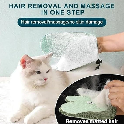 HMA Dog and cat Electrostatic Pet Grooming Gloves Hair Removal And Cleaning Tool