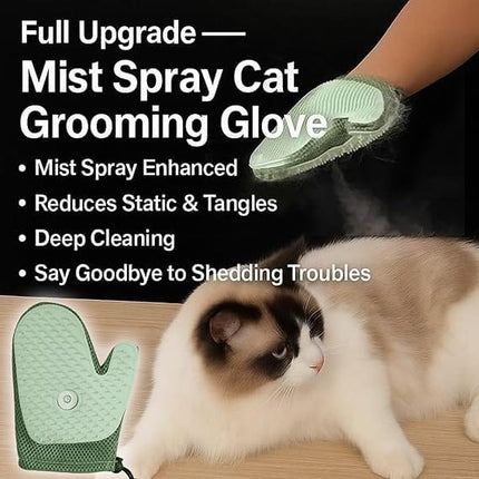 HMA Dog and cat Electrostatic Pet Grooming Gloves Hair Removal And Cleaning Tool