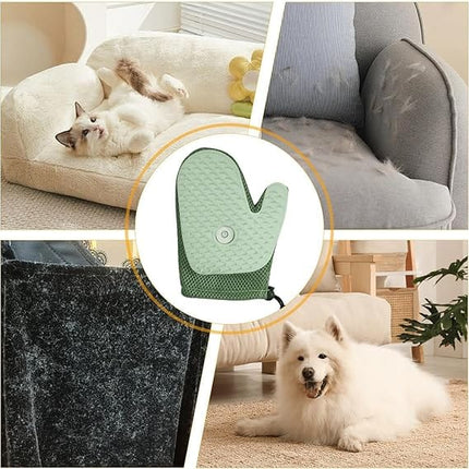 HMA Dog and cat Electrostatic Pet Grooming Gloves Hair Removal And Cleaning Tool