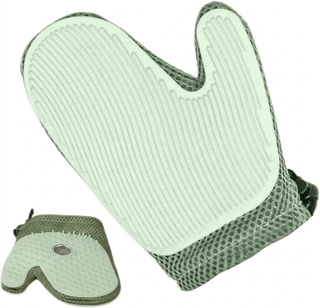 HMA Dog and cat Electrostatic Pet Grooming Gloves Hair Removal And Cleaning Tool