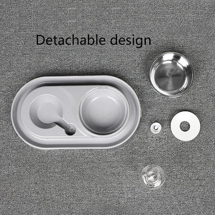HMA Dog and cat Feeder and water For Cat And Dog 2 in 1