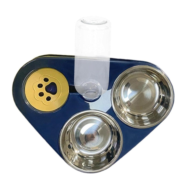 HMA Dog and cat Feeder Dog Bowl 3-in-1 Water and Food
