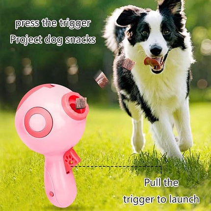 HMA Dog and cat Interactive Treat Launcher and Laser Toy for Dogs and Cats Multi-Color