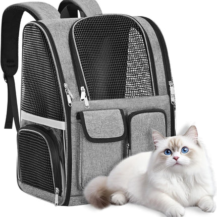 HMA Dog and cat Pet Back Bag Tranparent Pet Bag for Cats And Small Dogs