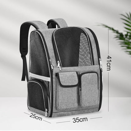 HMA Dog and cat Pet Back Bag Tranparent Pet Bag for Cats And Small Dogs