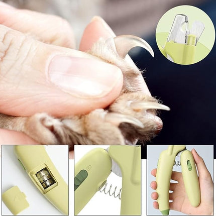 HMA Dog and cat pet Clipper Nail Trimmer LED for Cats And Small Animals