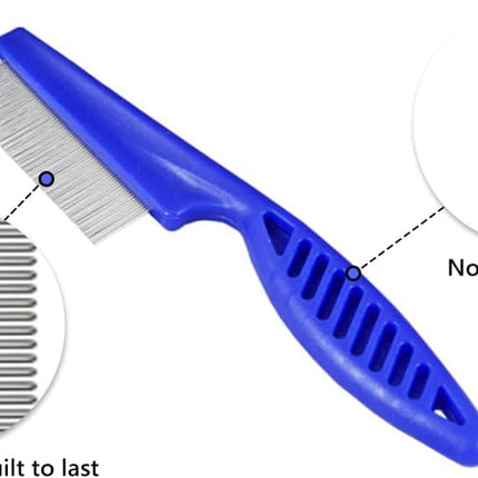 HMA Dog and cat Pet Comb Cat Dog Grooming Removal Tool Flea