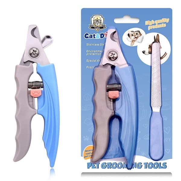HMA Dog and cat Pet Grooming Tool Kit  Easy to Use Nail Trimmer and File for Pets