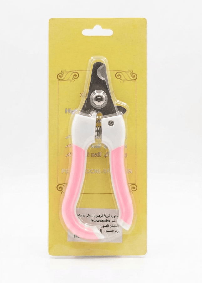 HMA Dog and cat Pet Nail Trimmer  Safe Grooming Tool for All Breeds Size Large Pink