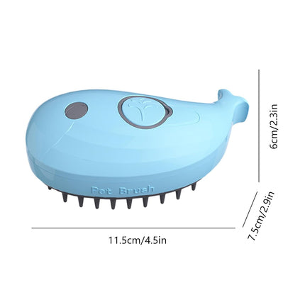 HMA Dog and cat Pet Spray Massage Comb and Pet Brush with Charging Cable